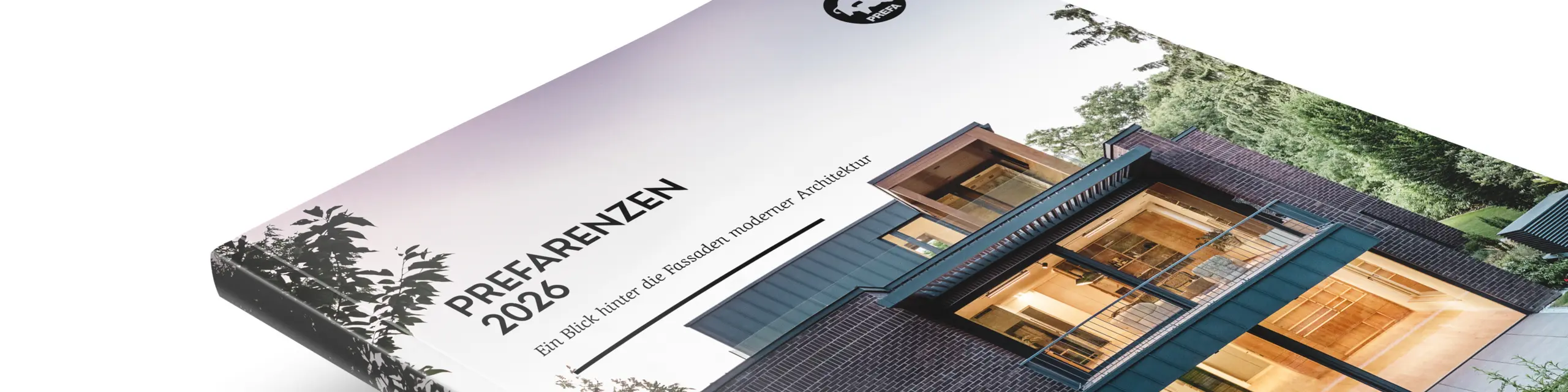 Image du Livre des Préfarenzen de l'édition de 2026 sur fond blanc. La couverture représente une Maison des Préfarenzen.