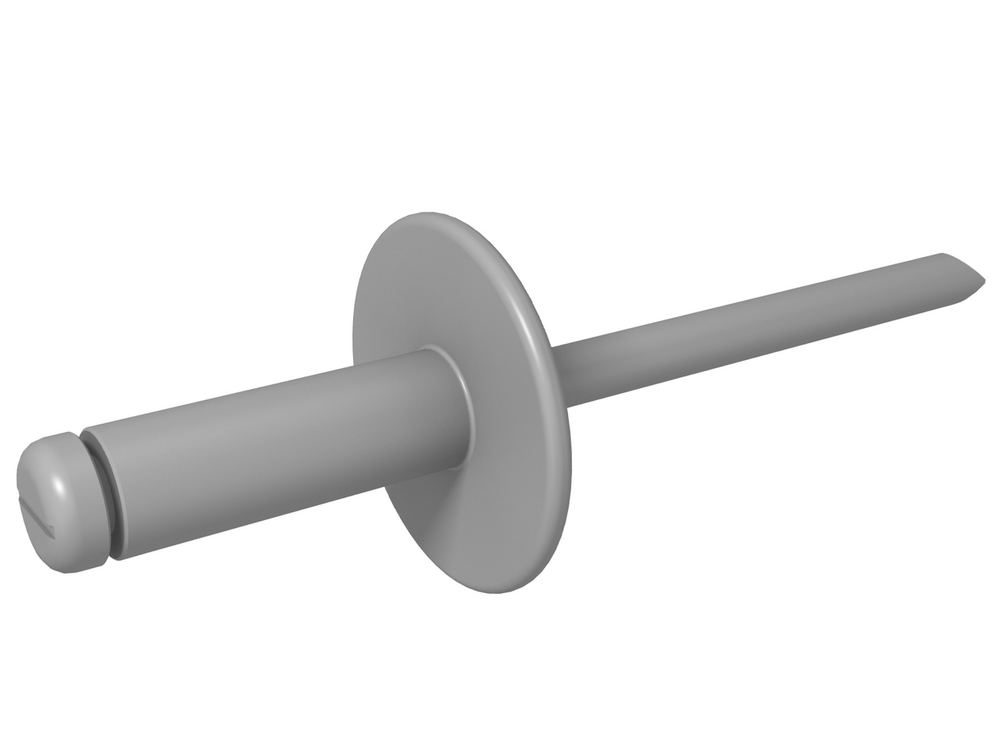 Image de nouveau rivet de balcon pour PREFABOND, profil triangle et profil sinus disponible dans différentes couleurs.