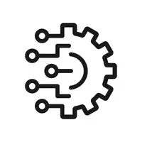 Clipart de roue dentée symbolisant le progrès technique et l'innovation