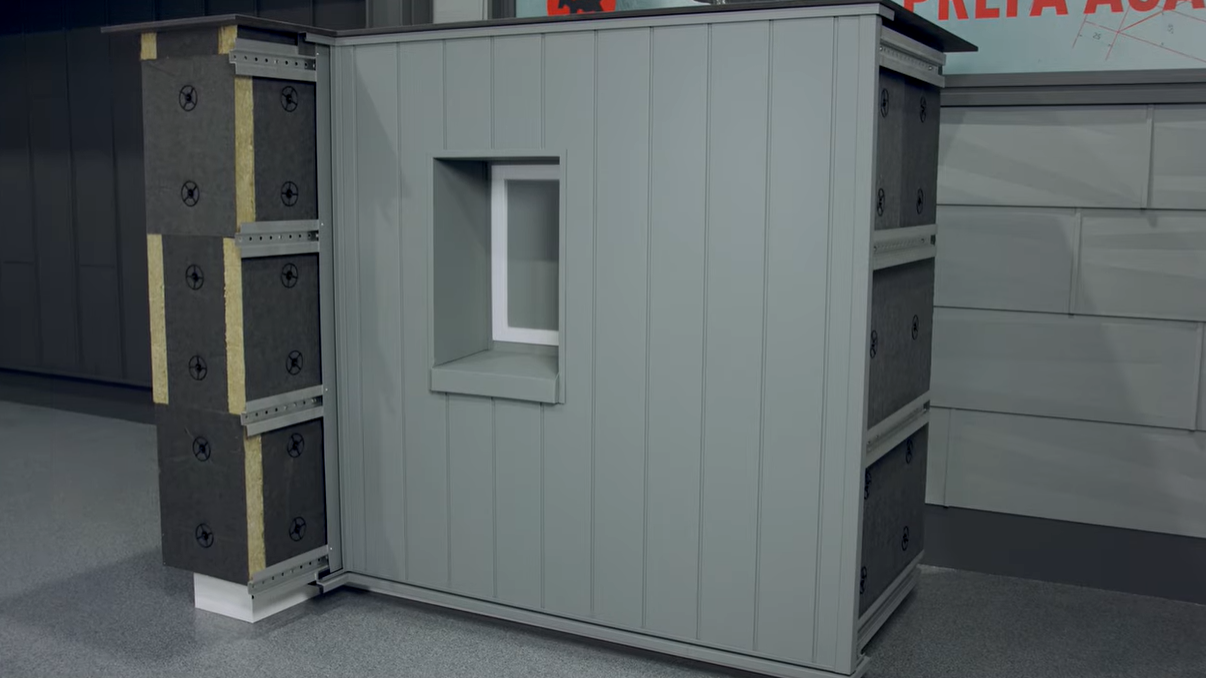 Fassade Siding vertikal