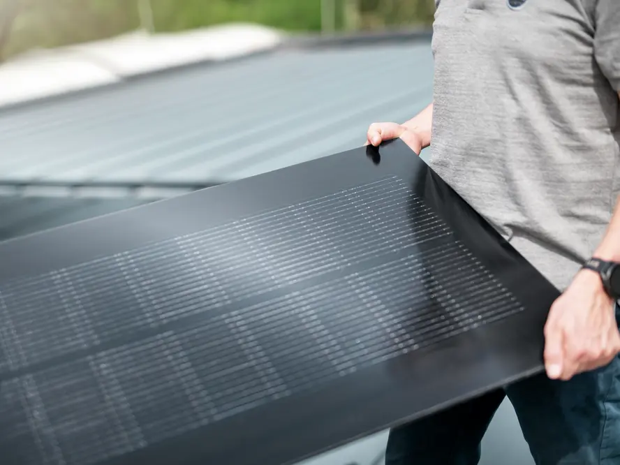 Détail d'un seul module solaire PREFALZ