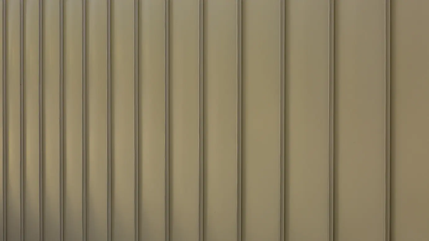 Zoom sur le joint debout en aluminium PREFALZ dans la teinte bronze