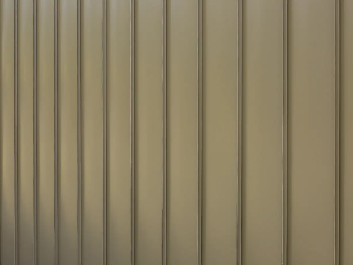 Zoom sur le joint debout en aluminium PREFALZ dans la teinte bronze